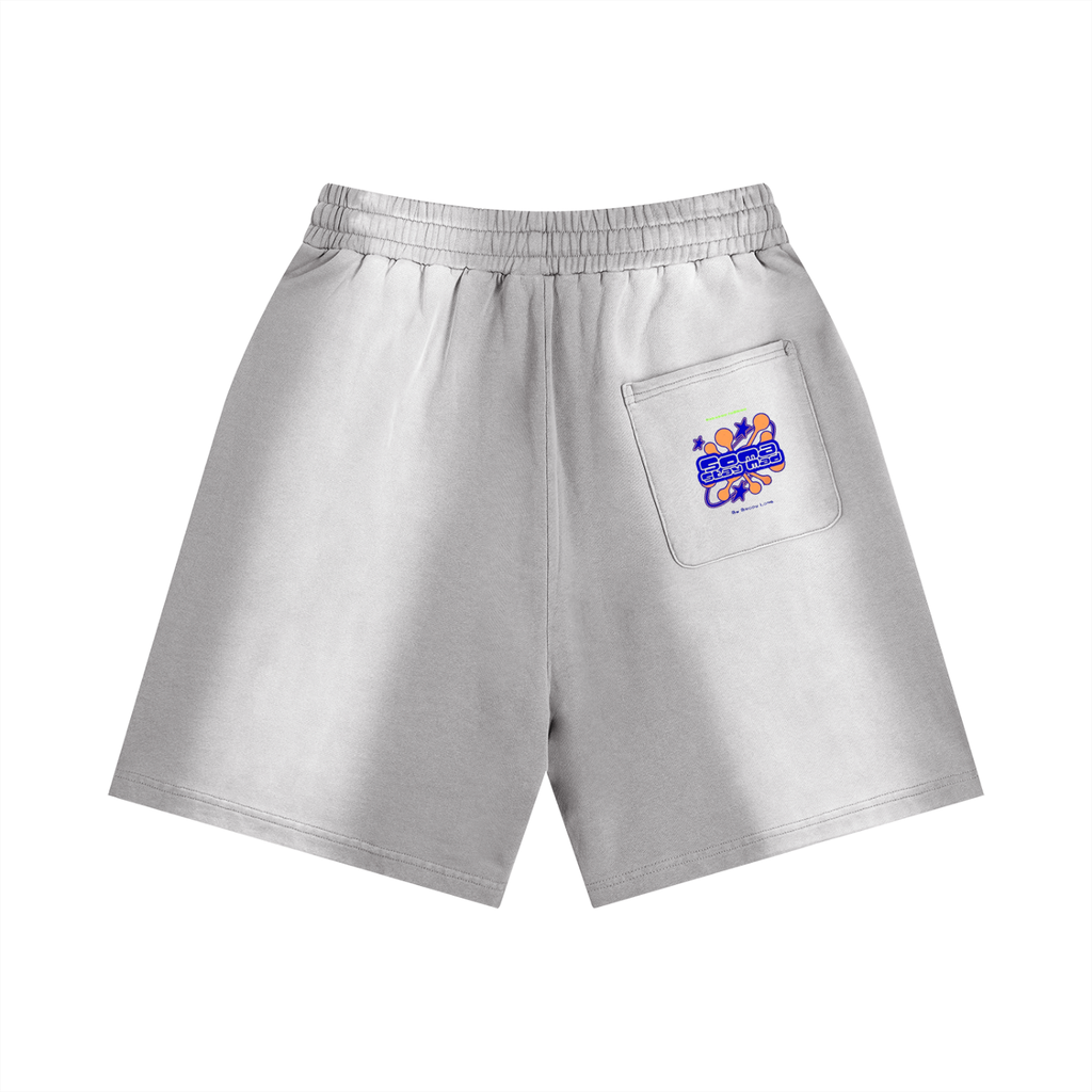 Sun Fade Distressed Shorts