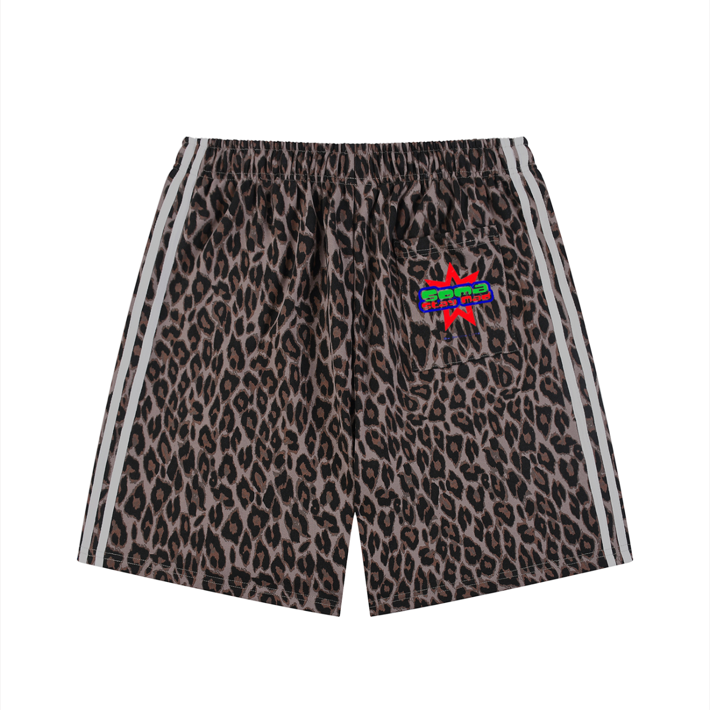 Unisex Leopard Design Soma Shorts